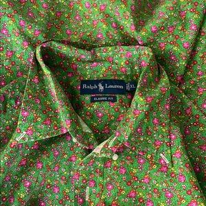 Ralph Lauren Retro Flower Groovy Button Up